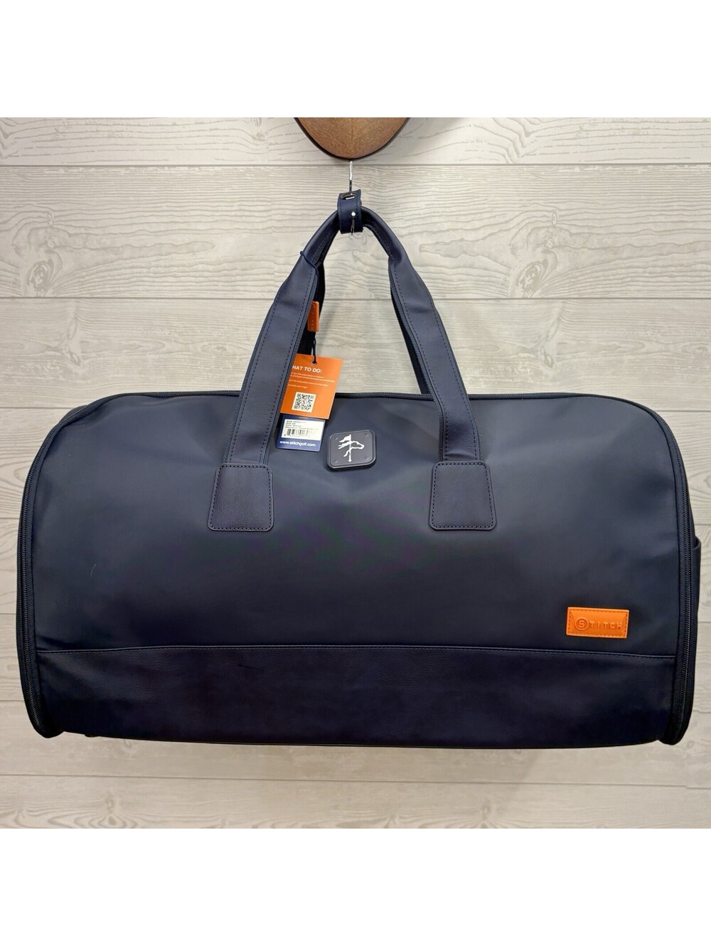 STITCH Golf Ultimate Garment Bag Midnight NWT Saratoga National Logo + Strap